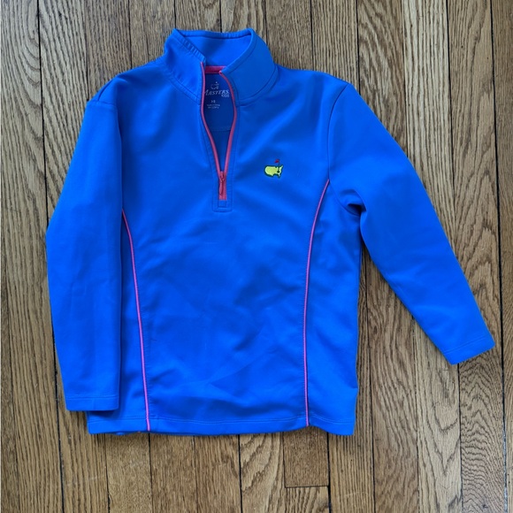Masters Kids Blue Quarter-Zip - Size XS - Picture 1 of 2